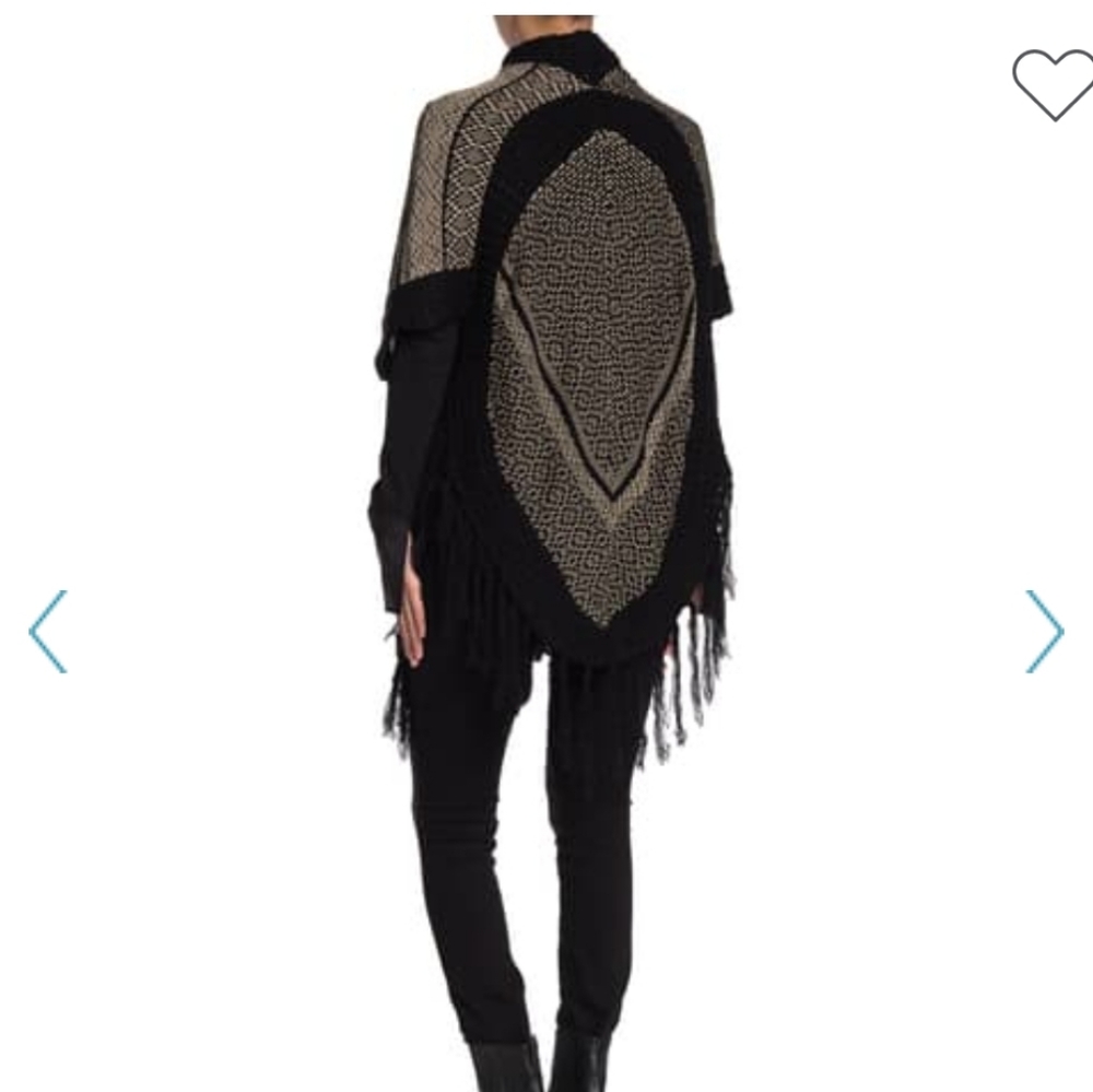 Vertigo Fringe Kimono Cardigan.  #007 - Picture 3 of 6